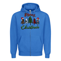 True Royal merry christmas trees Zipper Hoodie - RanaPortraitStore
