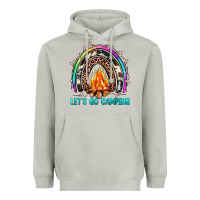 Moon Dust let's go camping rainbow Heavyweight Hoodie - JahusDesignShop