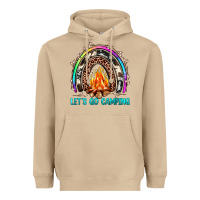 Mushroom let's go camping rainbow Heavyweight Hoodie - JahusDesignShop