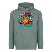 Sage let's go camping rainbow Heavyweight Hoodie - JahusDesignShop