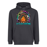 Smoke let's go camping rainbow Heavyweight Hoodie - JahusDesignShop
