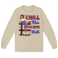 Mushroom chill the fourth out 4th july Long Sleeve Tee - texasbilliewilder