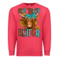 Cardinal not today heifer long haired cow Premium Sweatshirt - Jasminsmagicworld