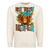 Sandshell not today heifer long haired cow Premium Sweatshirt - Jasminsmagicworld