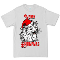 Dove Grey Merry Christmas Cat Premium Tee - SublimationCraftShop