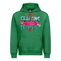 Emerald crafting is my therapy Urban Hoodie - NancyCooperArtShop