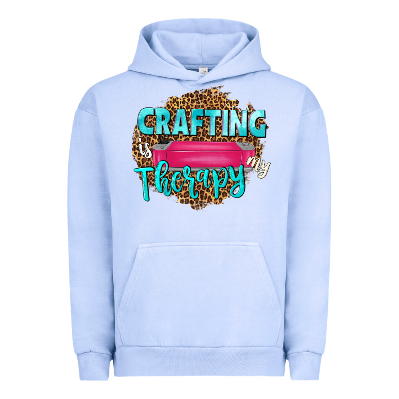Crafting Is My Therapy Urban Hoodie by NancyCooperArtShop | Teevron