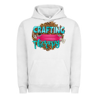 Pigment Lunar Rock crafting is my therapy Urban Hoodie - NancyCooperArtShop