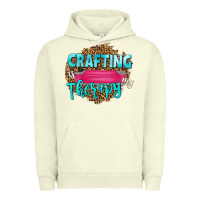 Pigment Pistachio crafting is my therapy Urban Hoodie - NancyCooperArtShop