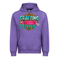 Tulip crafting is my therapy Urban Hoodie - NancyCooperArtShop