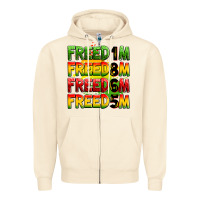 Sandshell Freedom 1865 Zipper Hoodie - Zillion Design Studio