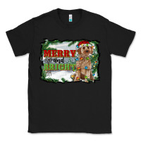 Black merry and bright cockapoo Classic Tee - RanaPortraitStore
