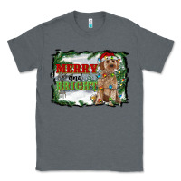 Charcoal Heather merry and bright cockapoo Classic Tee - RanaPortraitStore