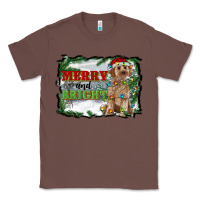 Chestnut merry and bright cockapoo Classic Tee - RanaPortraitStore