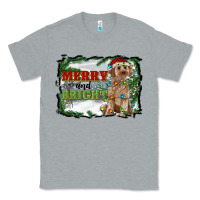 Heather Grey merry and bright cockapoo Classic Tee - RanaPortraitStore