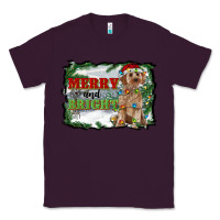 Plum merry and bright cockapoo Classic Tee - RanaPortraitStore