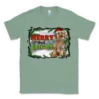 Sage merry and bright cockapoo Classic Tee - RanaPortraitStore