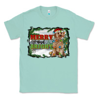 Seafoam merry and bright cockapoo Classic Tee - RanaPortraitStore