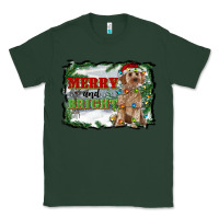 Sports Green merry and bright cockapoo Classic Tee - RanaPortraitStore
