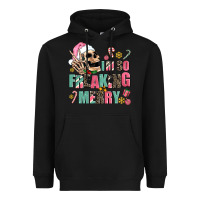 Black i m so freaking merry Heavyweight Hoodie - AdoDesignShop