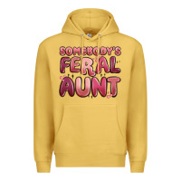 Antique Gold somebodys feral aunt Premium Hoodie - MaliasSmallBusiness