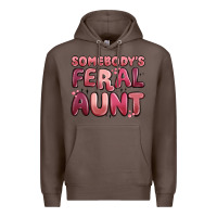 Coffee somebodys feral aunt Premium Hoodie - MaliasSmallBusiness