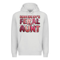 Dove Grey somebodys feral aunt Premium Hoodie - MaliasSmallBusiness