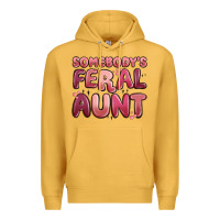 Mustard somebodys feral aunt Premium Hoodie - MaliasSmallBusiness