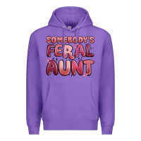 Purple somebodys feral aunt Premium Hoodie - MaliasSmallBusiness
