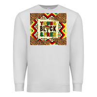 Dove Grey young black and free Premium Sweatshirt - Artiststas