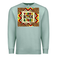 Seafoam young black and free Premium Sweatshirt - Artiststas