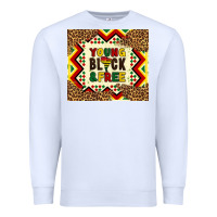 White young black and free Premium Sweatshirt - Artiststas