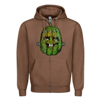 Chestnut leopard pumpkin frankestein Zipper Hoodie - RanaPortraitStore