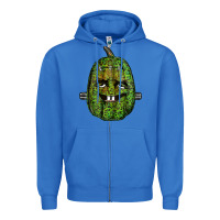 True Royal leopard pumpkin frankestein Zipper Hoodie - RanaPortraitStore