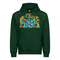 Forest Green cheer mom Urban Hoodie - NancyCooperArtShop