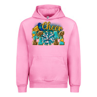 Fuchsia Pink cheer mom Urban Hoodie - NancyCooperArtShop