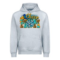 Heather Grey cheer mom Urban Hoodie - NancyCooperArtShop
