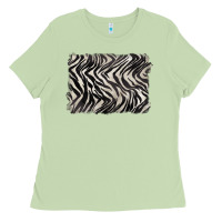 Matcha zebra pattern background Ladies Tee - BarkalooDesign