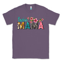 Lavender twin mama with flowers Classic Tee - texasbilliewilder