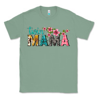 Sage twin mama with flowers Classic Tee - texasbilliewilder
