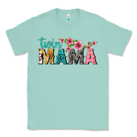 Seafoam twin mama with flowers Classic Tee - texasbilliewilder