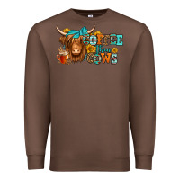 Chestnut coffee then cows longhaired cow Premium Sweatshirt - Jasminsmagicworld