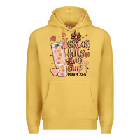 Antique Gold valentine jesus fills my cup Premium Hoodie - MaliasSmallBusiness