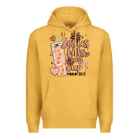Mustard valentine jesus fills my cup Premium Hoodie - MaliasSmallBusiness