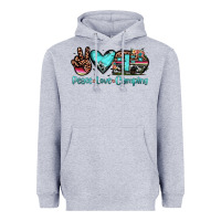 Heather Grey peace love camping Heavyweight Hoodie - JahusDesignShop