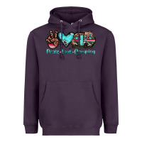 Plum peace love camping Heavyweight Hoodie - JahusDesignShop