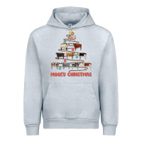 Heather Grey mooey christmas Urban Hoodie - MaliasSmallBusiness