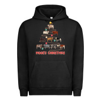 Pigment Black mooey christmas Urban Hoodie - MaliasSmallBusiness