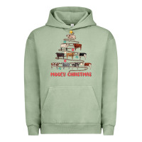 Pigment Oil Green mooey christmas Urban Hoodie - MaliasSmallBusiness