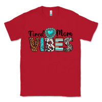 Red tired mom vibes Classic Tee - texasbilliewilder